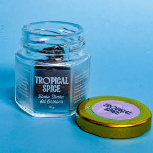 frasco con semillas de Haba tonka de Tropical Spice
